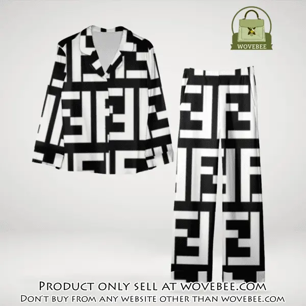 Trending luxury fendi satin pajama set pjs1050 wvb1406079